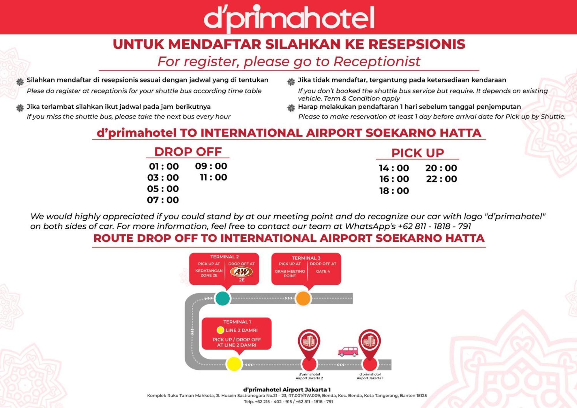 טנגרנג D'Primahotel Airport Jakarta 1 מראה חיצוני תמונה